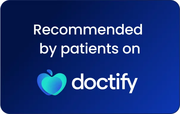 Recommended by Patients on Doctify dark 1